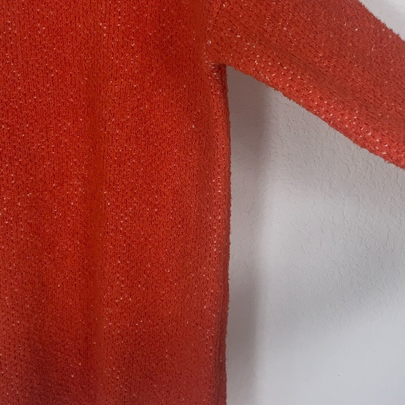 Plenty by Tracy Reese sweater red white color block boat neck long sleeve - Picture 3 of 6